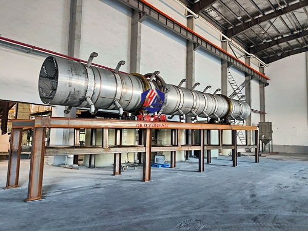 江蘇南通氟化鈣電磁烘干生產線